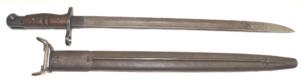 M1917 bayonet with scabbard.