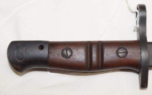 M1917 bayonet with scabbard.
