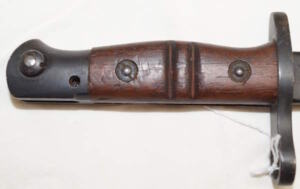 M1917 bayonet with scabbard.