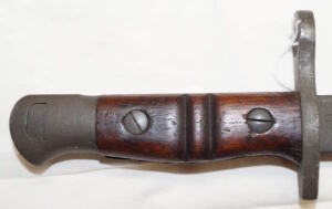 WWII M1917 TRENCHGUN Bayonet with WWII Scabbard.