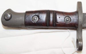 WWII M1917 TRENCHGUN Bayonet with WWII Scabbard.