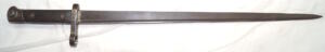 Y:1903/14 bayonet Star marked ricasso BREDA Blade is dark with some pitted spots.