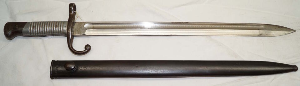 M1891 bayonet with scabbard.
