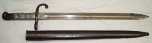 M1891 bayonet with scabbard.
