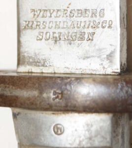 M1891 bayonet with scabbard.