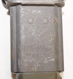 Vietnam Era M1917 Trench gun bayonet with scabbard.