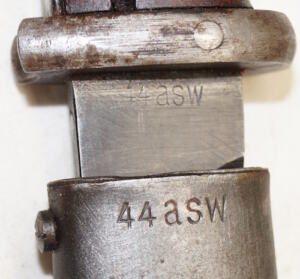 S94/98 bayonet with matching scabbard.