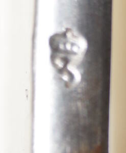 Ersatz bayonet with scabbard and wood grip inserts.
