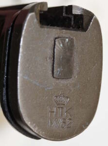 M1962 bayonet with M8A1 scabbard.