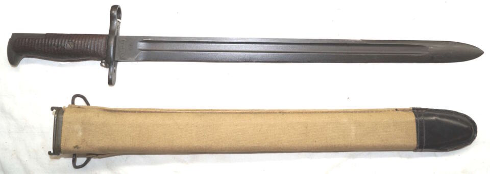 M1905 bayonet with M1910 scabbard.