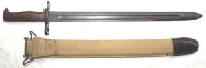 M1905 bayonet with M1910 scabbard.