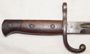 M1889 LONG Fortifications bayonet with scabbard.