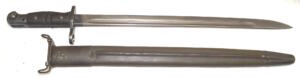 M1917 bayonet with scabbard.