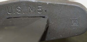 M5 bayonet with M8A1 scabbard.