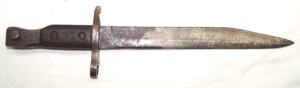 MkII* (P1911) Ross bayonet with modified blade profile 7/16 Poor condition.