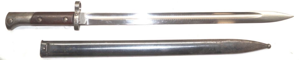 M1929 bayonet with scabbard.