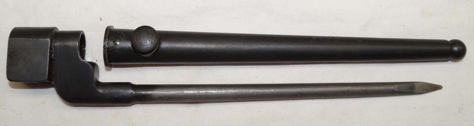 No4 MkII spike bayonet scabbard.