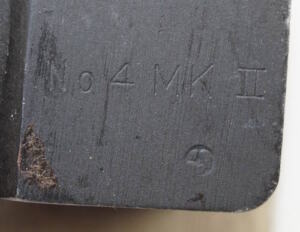 No4 MkII spike bayonet scabbard.