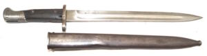 M1904 bayonet with scabbard.