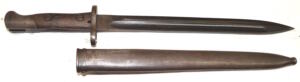 M1904 bayonet with scabbard.