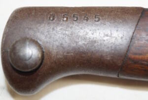 M1904 bayonet with scabbard.