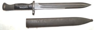 M1949 bayonet with scabbard.
