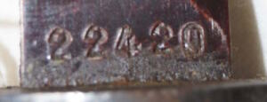 Italian produced M4 bayonet with LEATHER scabbard.