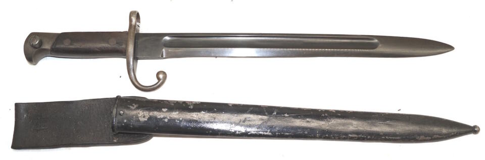 No.5 Rolling Block bayonet with scabbard.