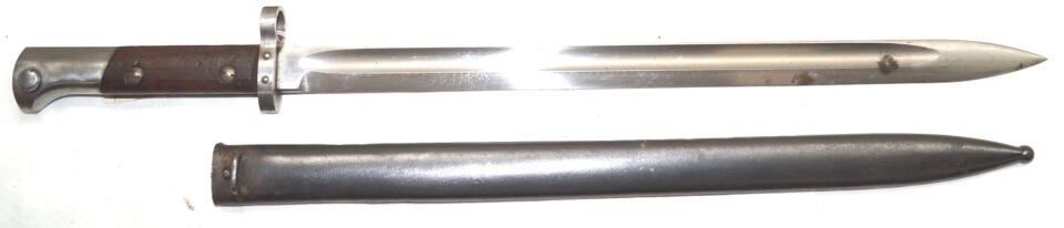 M1929 bayonet with scabbard.