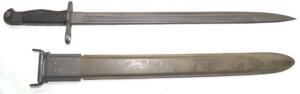 Vietnam era M1917 Trenchgun bayonet with scabbard GEN CUT