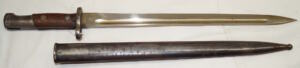 M1924b bayonet with scabbard MEXICAN MODEL with short mortise slot.