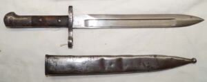 M1935 LONG pommel bayonet with scabbard.