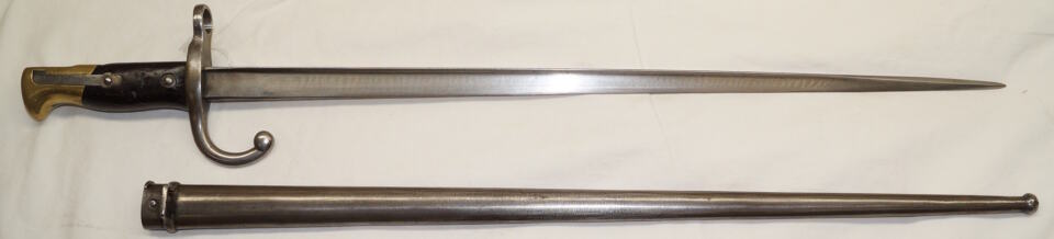 M1879/95 conversion bayonet with scabbard.