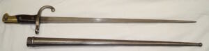 M1879/95 conversion bayonet with scabbard.