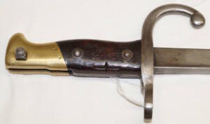 M1879/95 conversion bayonet with scabbard.