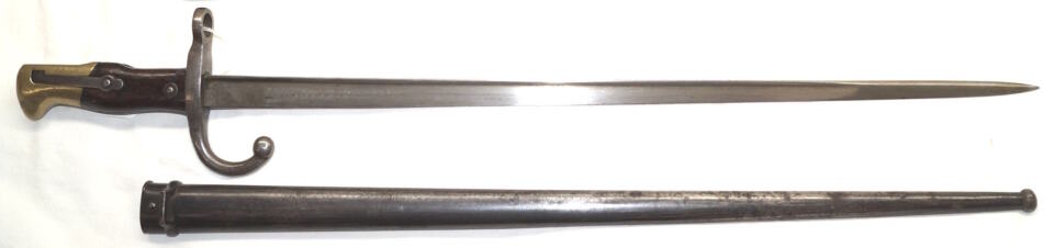 M1874/95 conversion bayonet with scabbard.