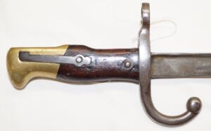 M1874/95 conversion bayonet with scabbard.