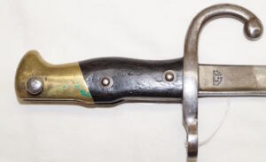 M1874/95 conversion bayonet with scabbard.