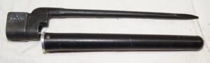 No.4 MkII spike bayonet with plastic scabbard.