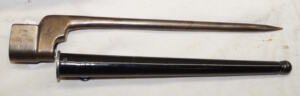 No.4 MkII spike bayonet with scabbard.