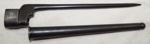No.4 MkII spike bayonet with scabbard.