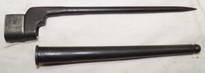 No.4 MkII spike bayonet with scabbard.