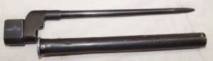 No.4 MkII spike bayonet with square tipped scabbard.