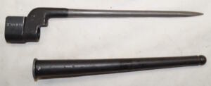 No.4 MkII spike bayonet with scabbard.