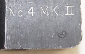 No.4 MkII spike bayonet with scabbard.