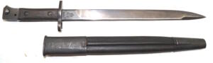 MkIII* bayonet with scabbard.