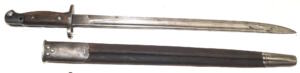 P1907 bayonet with almond stud scabbard.