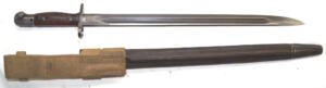 P1907 bayonet with scabbard and frog.