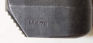 No.7 Mk3/L bayonet with scabbard and frog.