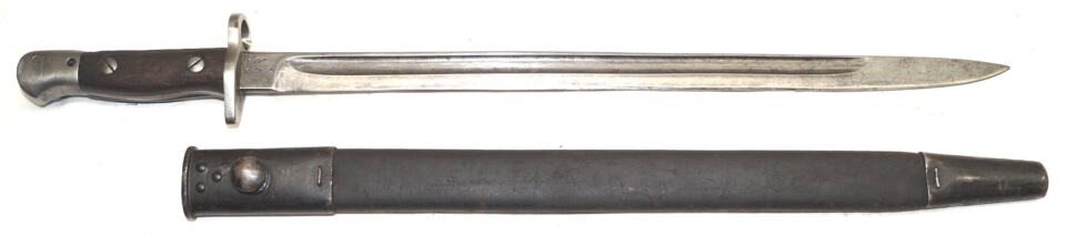 P1907 bayonet with scabbard.